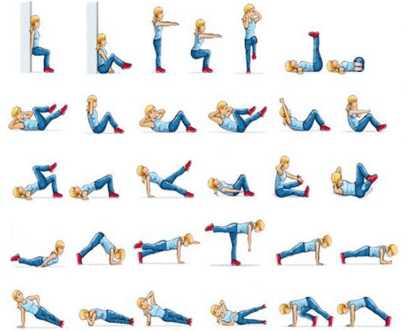 Homework weight loss exercises